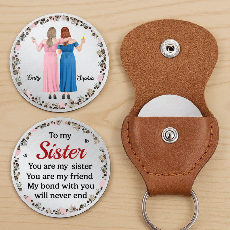 Custom Pocket Hug - Personalized Best Friend Birthday Gifts For Women, Besties, Sisters, BFF - Always Got Your Back