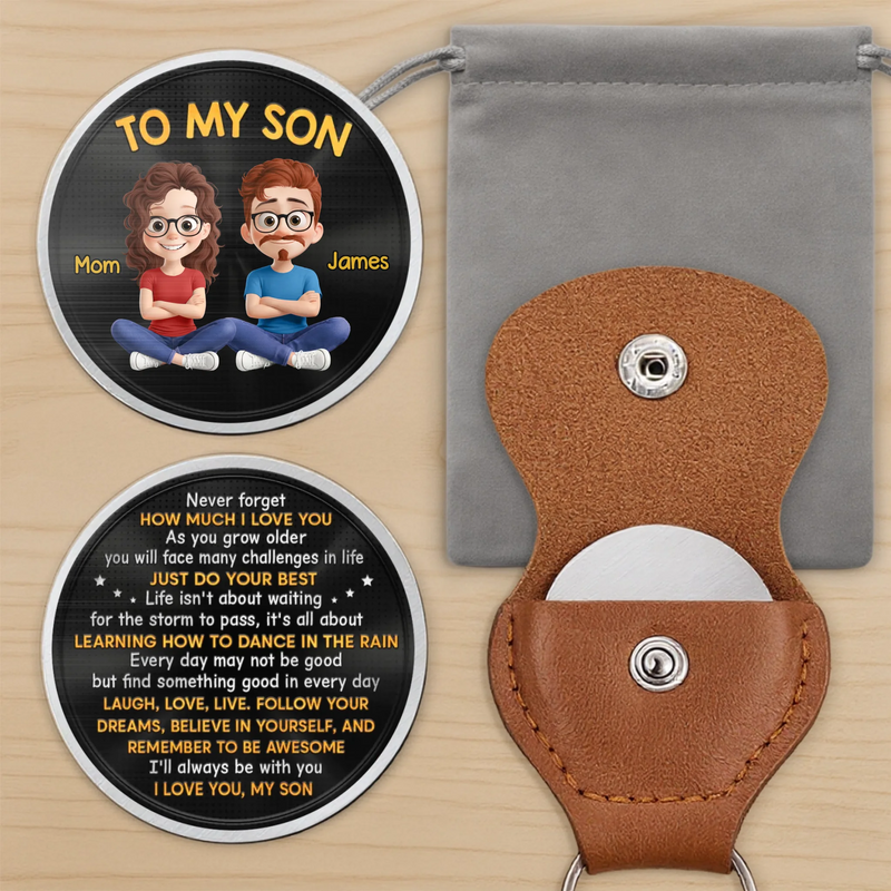 Custom Pocket Hug - Personalized Birthday Gifts For Mom, Son - Always Near You