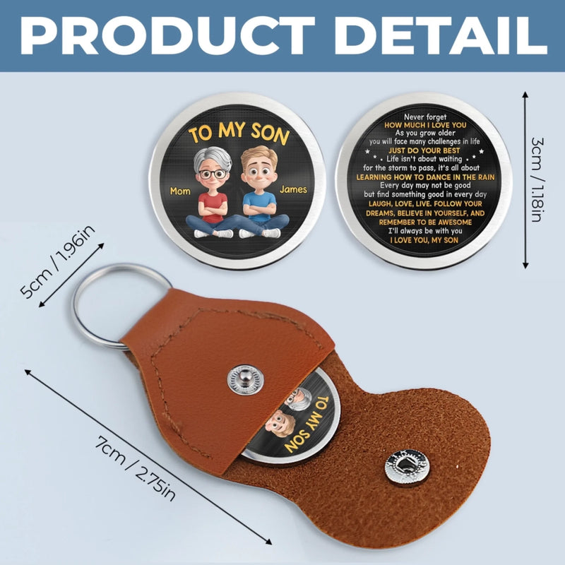 Custom Pocket Hug - Personalized Birthday Gifts For Mom, Son - Always Near You