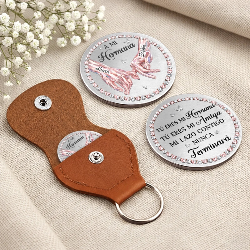 Abrazo De Bolsillo Personalizado – Regalo De Cumpleaños Personalizado Para Mejores Amigas, Hermanas, BFF – Mejores Amigas Para Siempre