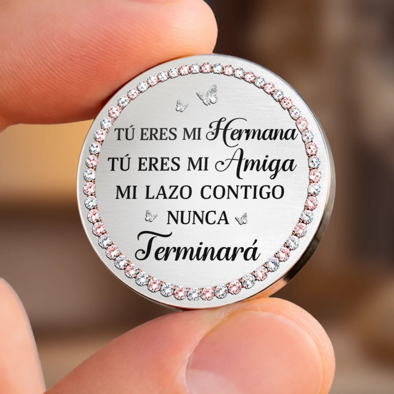 Abrazo De Bolsillo Personalizado – Regalo De Cumpleaños Personalizado Para Mejores Amigas, Hermanas, BFF – Mejores Amigas Para Siempre