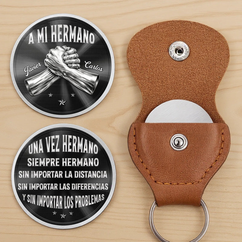 Abrazo De Bolsillo Personalizado – Regalo De Cumpleaños Personalizado Para Tu Hermano - Hermano Para Siempre