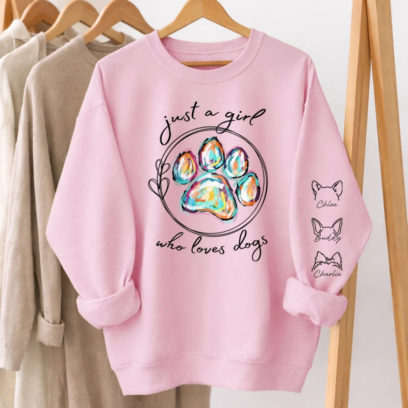 Custom Unisex Sweatshirt, Hoodie With Design On Sleeve -Personalized Birthday Gifts For Dog Cat Lovers, Dog Dad And Mom, Cat Owners - Fur Baby Club