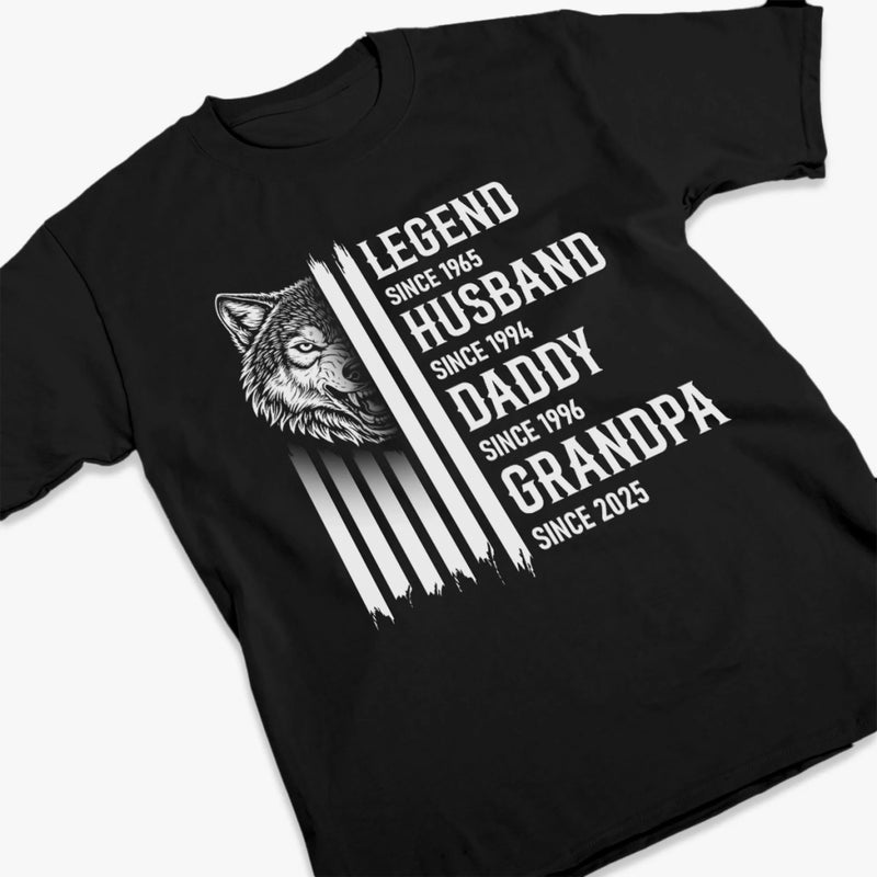 Custom Unisex T-shirt, Premium T-shirt, Hoodie - Personalized Birthday Gifts For Dad, Grandpa, Husband - Always My Hero