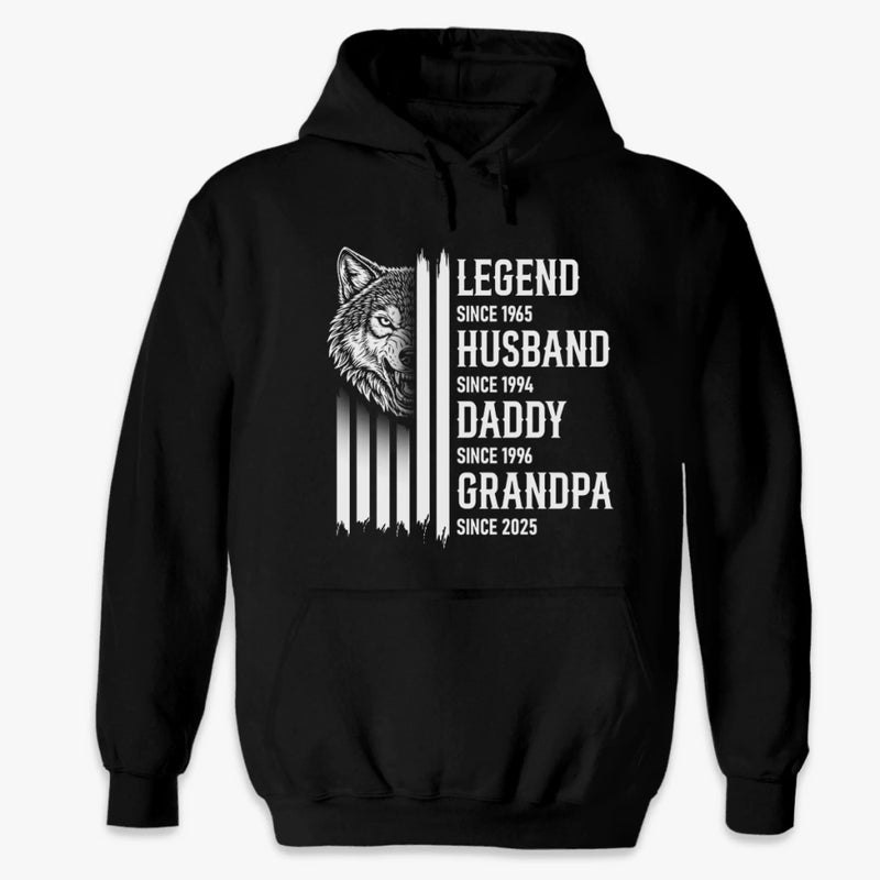 Custom Unisex T-shirt, Premium T-shirt, Hoodie - Personalized Birthday Gifts For Dad, Grandpa, Husband - Always My Hero