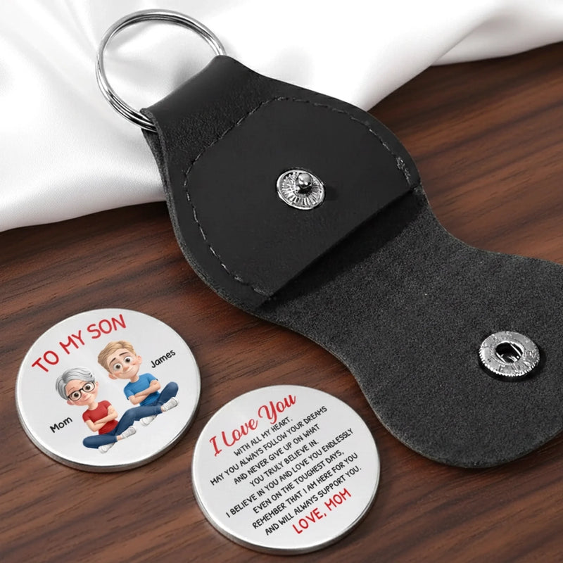 Custom Pocket Hug - Personalized Birthday Gifts For Mom, Son - Grateful For You