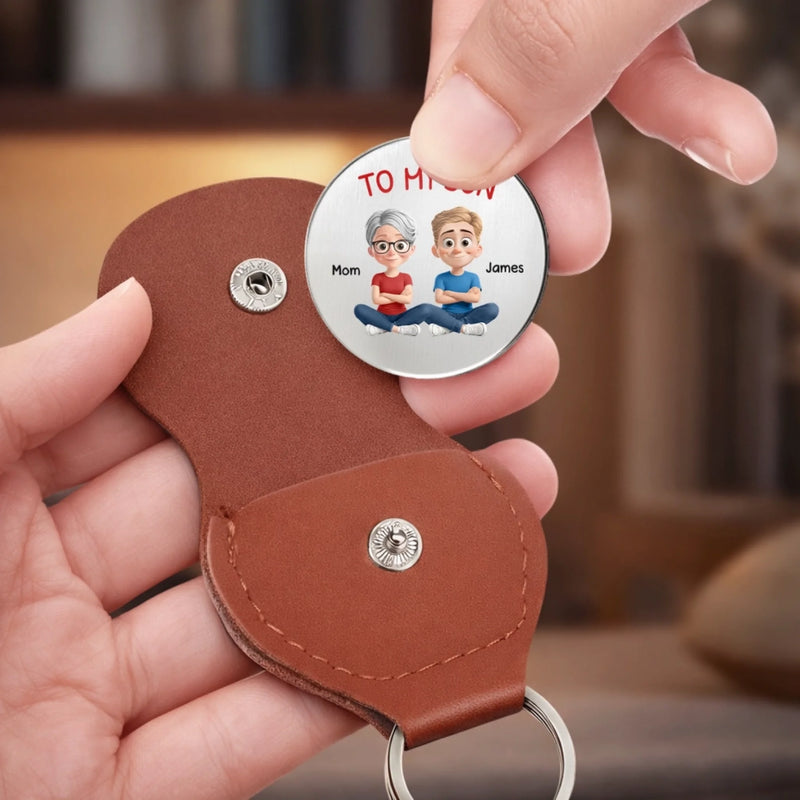 Custom Pocket Hug - Personalized Birthday Gifts For Mom, Son - Carry My Love With You