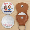 Custom Pocket Hug - Personalized Birthday Gifts For Mom, Son - Home Is Mom’s Hug