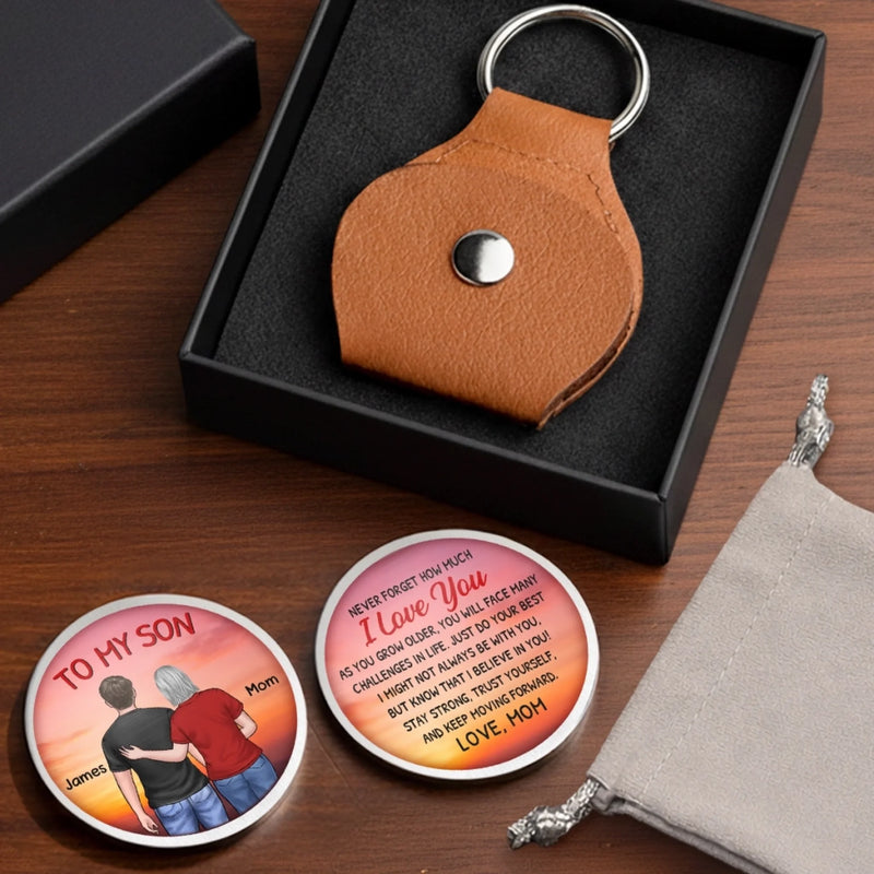 Custom Pocket Hug - Personalized Birthday Gifts For Mom, Son - I Believe In You