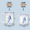 Custom Photo Mug - Personalized Baby Shower, Gender Reveal Gifts For New Moms, New Parents - Mom Is My Sunshine