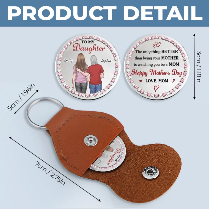 Custom Pocket Hug - Personalized Mother's Day Birthday Gifts For Daughter - My Greatest Blessing