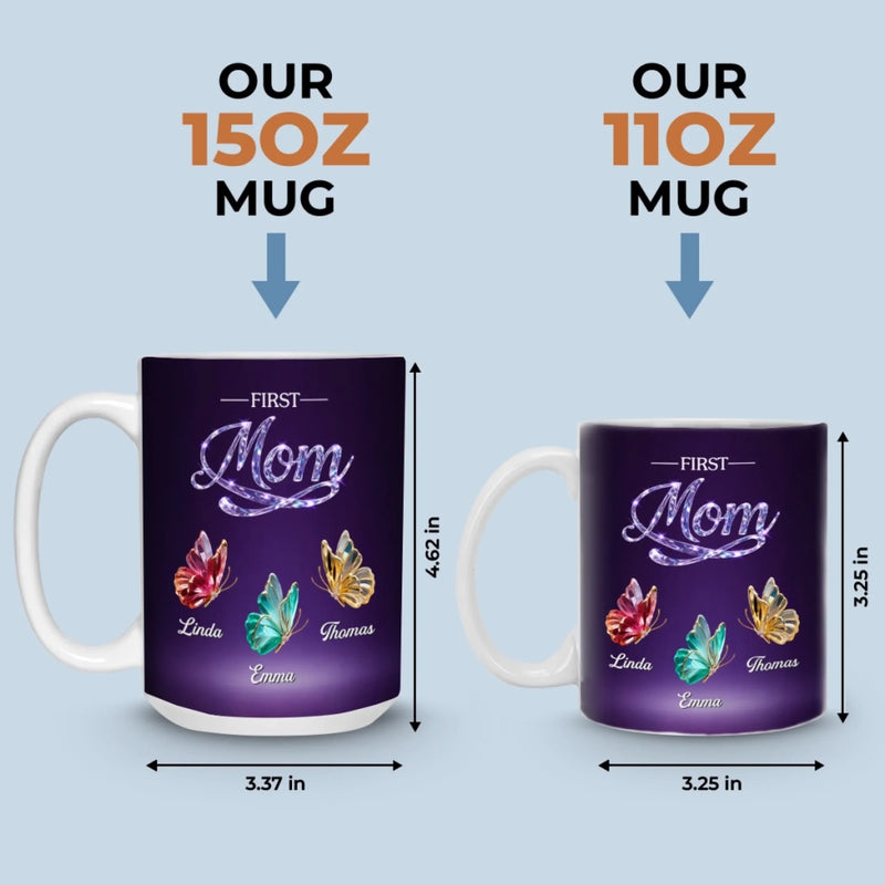 Custom Mug - Personalized Mother's Day Gifts For Mom, Grandma - Mom And Grandma Forever