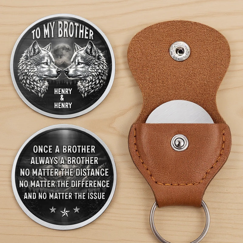 Custom Pocket Hug - Personalized Birthday Gifts For Brother - Brothers Built To Last