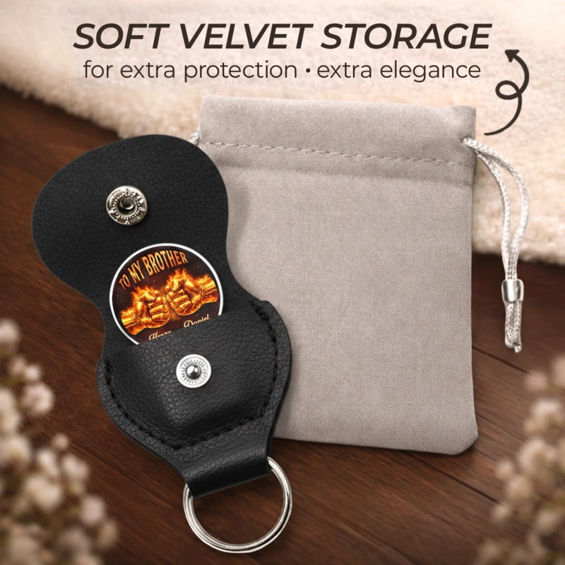 Custom Pocket Hug - Personalized Birthday Gifts For Brother - Brothers For Today And For Life