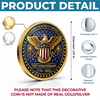 Commemorative Keepsake Coin - America 250th Anniversary Gifts For Women, Men - Celebrating Liberty Together
