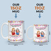 Custom 3D Inflated Effect Printed Mug - Personalized Mother's Day Gifts For Mom, Daughter - Queen Of My Family