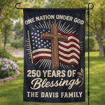 Custom Flag - Personalized America 250th Anniversary Gifts For Family - Stars Shine With Pride