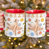 Custom 3D Inflated Effect Printed Accent Mug - Personalized Mother's Day Gifts For Mom, Grandma - Grandma And Mom With Love