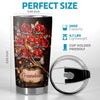 Custom Rose Tumbler - Personalized Mother's Day Birthday Gifts For Mom, Grandma - Generations Of Grace
