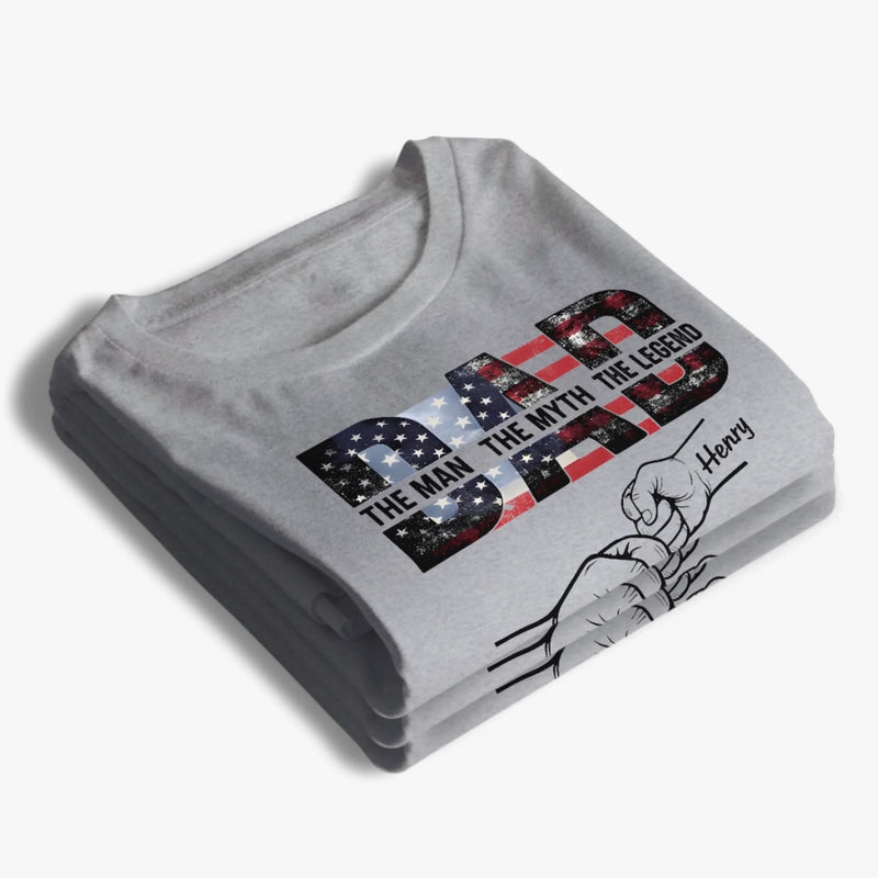 Custom Unisex T-shirt, Premium T-shirt, Hoodie - Personalized Birthday Gifts For Dad, Grandpa - Strength Of A Father