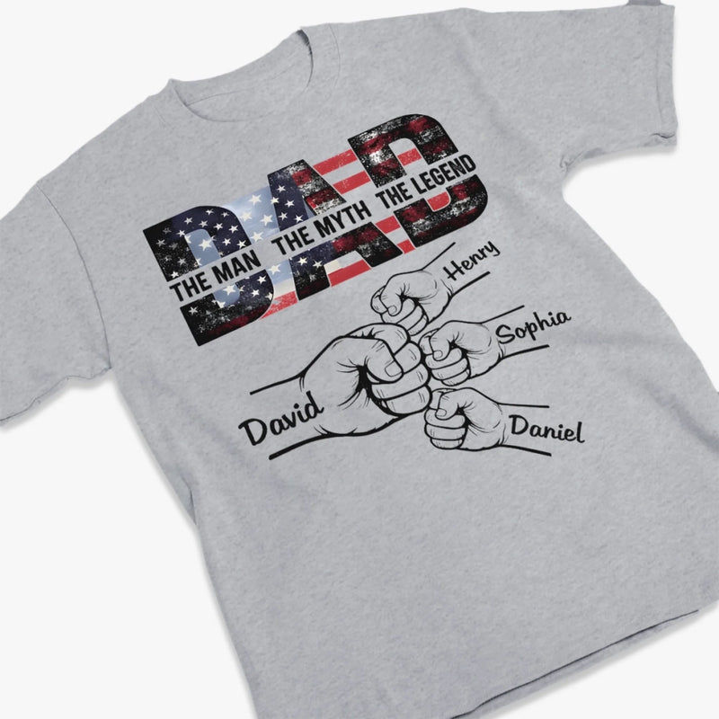 Custom Unisex T-shirt, Premium T-shirt, Hoodie - Personalized Birthday Gifts For Dad, Grandpa - Strength Of A Father