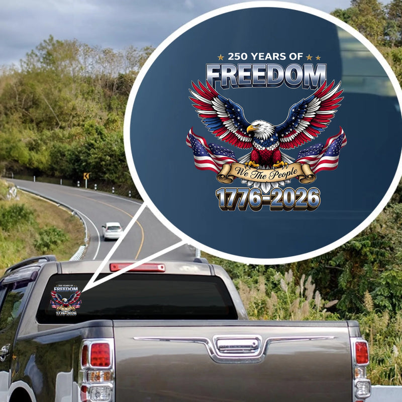 Custom RV Decal - Personalized America 250th Anniversary Gifts For Men And Women - Born To Shine