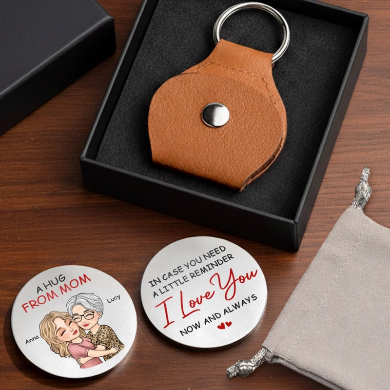 Custom Pocket Hug - Personalized Birthday Gifts For Daughter, Son - A Little Hug From Mom