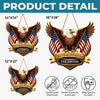 Custom Wood Sign - Personalized America 250th Anniversary Gifts For Mom, Dad, Brother, Sister, Kids - Where Brave Hearts Gather