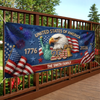 Custom Polyester Outdoor Banner - Personalized America 250th Anniversary Gifts For Mom, Dad, Brother, Sister, Kids - Together We Shine Bright