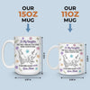 Custom 3D Inflated Effect Printed Mug - Personalized Birthday Gifts For Daughter - Motherhood Looks Beautiful On You