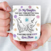 Custom 3D Inflated Effect Printed Mug - Personalized Birthday Gifts For Daughter - Motherhood Looks Beautiful On You
