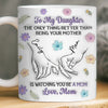 Custom 3D Inflated Effect Printed Mug - Personalized Birthday Gifts For Daughter - Motherhood Looks Beautiful On You