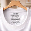 Custom Inside Neck Print T-Shirt - Personalized Birthday Gifts For Son, Daughter - Just Do Your Best