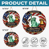 Custom Wood Sign - Personalized America 250th Anniversary Gifts For Mom, Dad, Brother, Sister, Kids - United In Freedom Since 1776