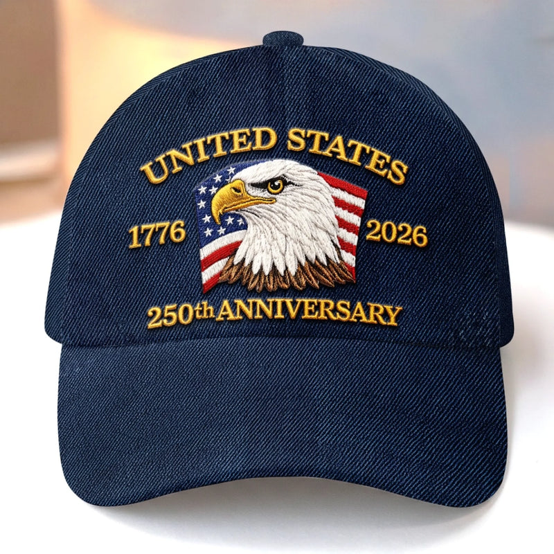 Custom Hat, All Over Print Classic Cap - Personalized America 250th Anniversary Gifts For Women, Men - Freedom Is Our Legacy