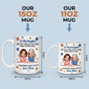 Custom 3D Inflated Effect Printed Mug - Personalized Mother's Day Birthday Gifts For Mom, Daughter - Motherhood Runs In Us