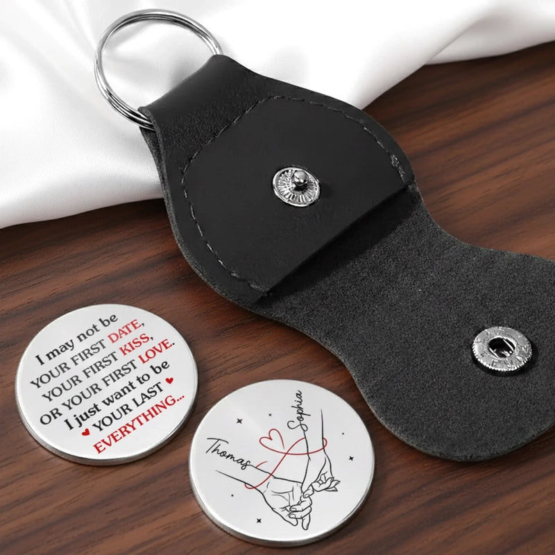 New Arrival, Custom Pocket Hug - Personalized Anniversary Wedding Gifts For Husband And Wife, Him And Her - Let Me Hold Your Hand AMZ