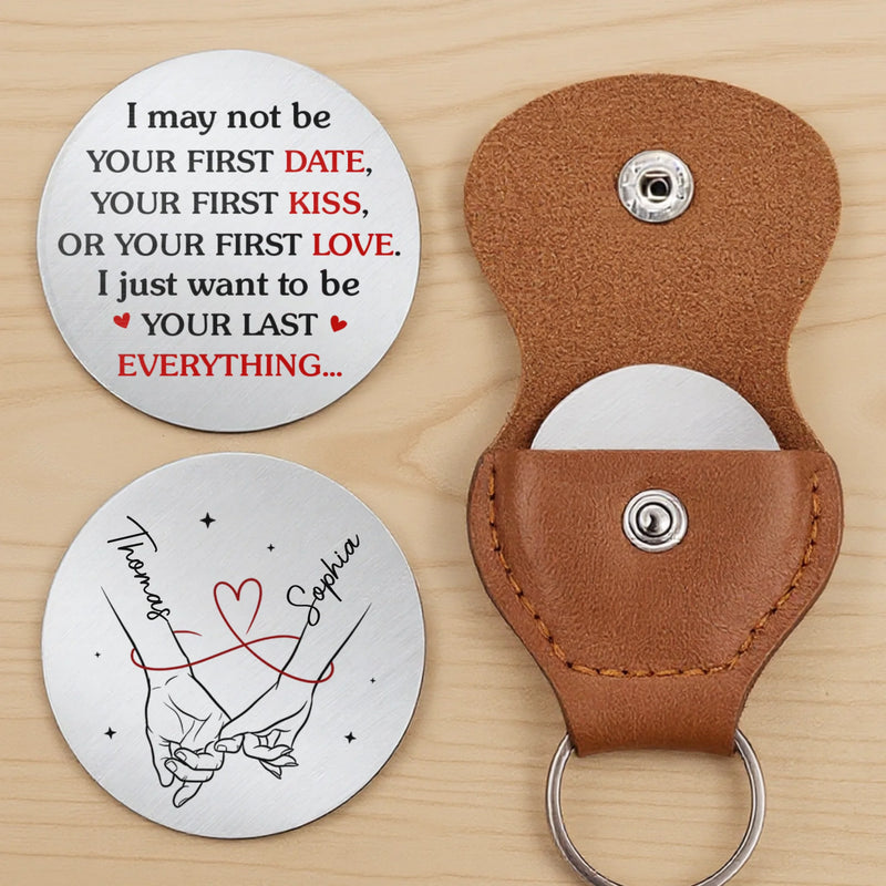 New Arrival, Custom Pocket Hug - Personalized Anniversary Wedding Gifts For Husband And Wife, Him And Her - Let Me Hold Your Hand AMZ