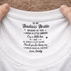 Custom Inside Neck Print T-Shirt - Personalized Best Friend Birthday Gifts For Women, Besties, Sisters, BFF  - Soul Sister, No DNA Needed