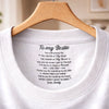 Custom Inside Neck Print T-Shirt - Personalized Best Friend Birthday Gifts For Women, Besties, Sisters, BFF  - Bestie Therapy Hits Different