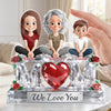 Custom Acrylic Plaque - Personalized Mother's Day Birthday Gifts For Mom - Love, Sealed In Ruby