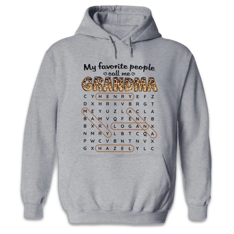 Custom Word Search Puzzle Unisex T-shirt, Premium T-shirt, Hoodie - Personalized Mother's Day Birthday Gifts For Mom, Grandma - Collecting Moments, Not Things