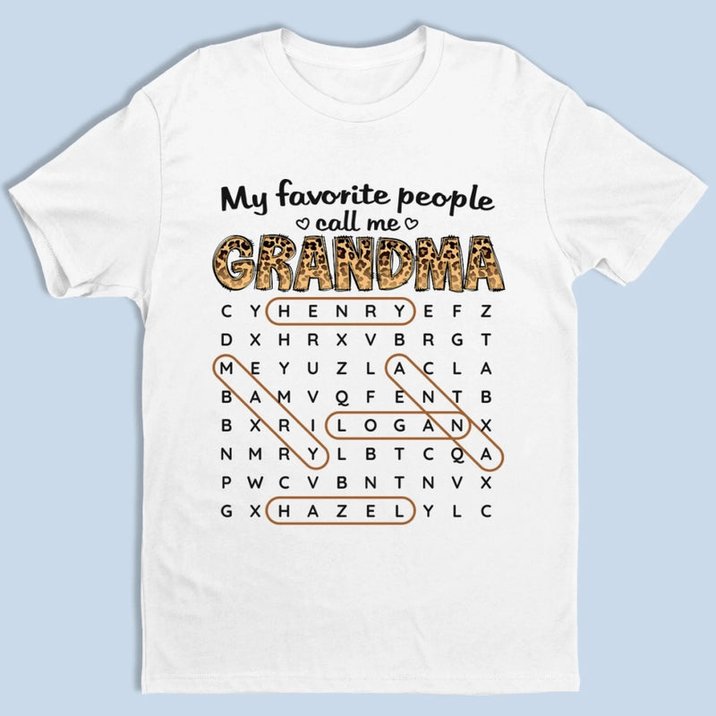 Custom Word Search Puzzle Unisex T-shirt, Premium T-shirt, Hoodie - Personalized Mother's Day Birthday Gifts For Mom, Grandma - Collecting Moments, Not Things