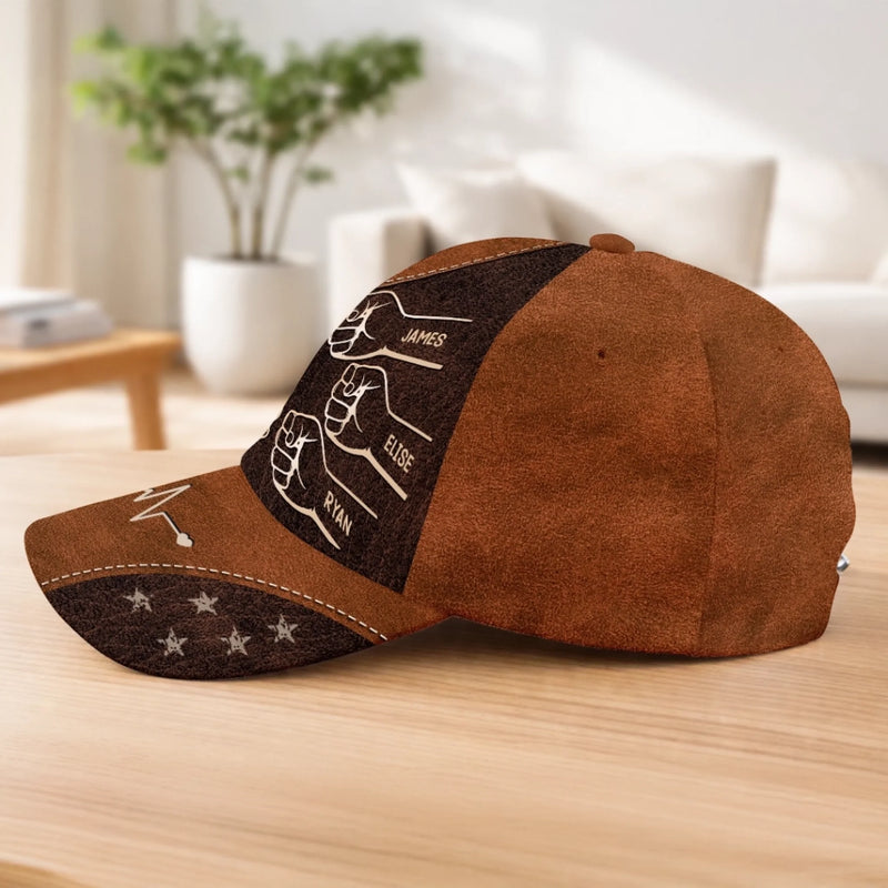 Custom Hat, All Over Print Classic Cap - Personalized Father's Day Birthday Gifts For Dad, Grandpa - Dad Mode Always On