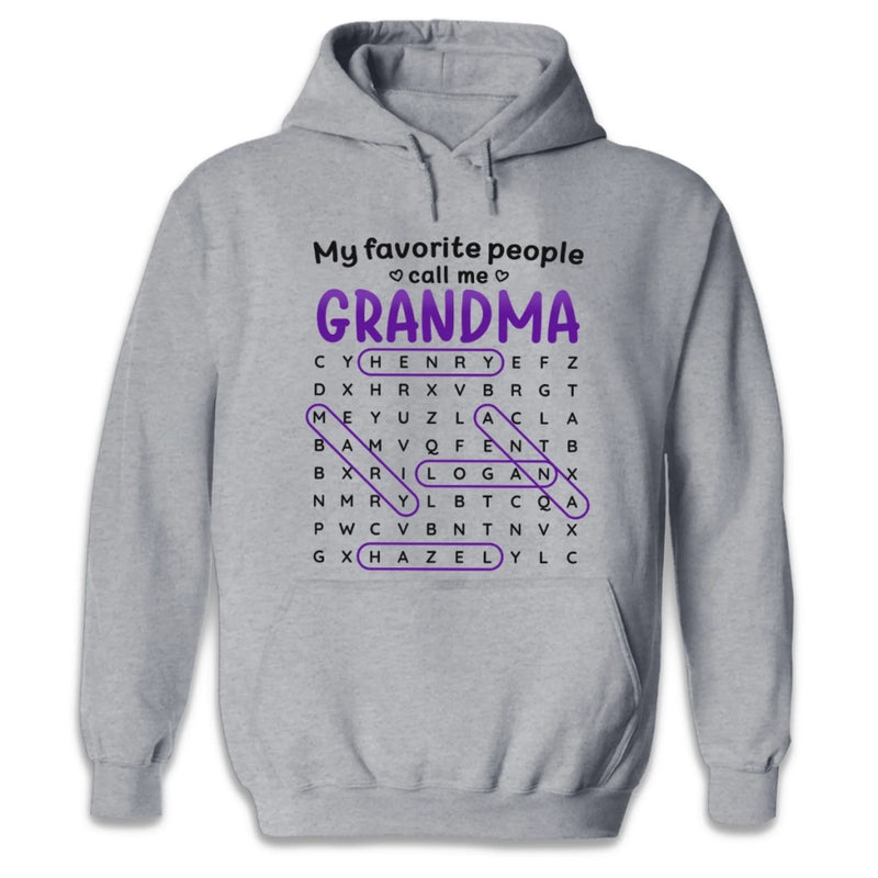 Custom Word Search Puzzle Unisex T-shirt, Premium T-shirt, Hoodie - Personalized Mother's Day Birthday Gifts For Mom, Grandma - The Best Title I’ve Ever Had