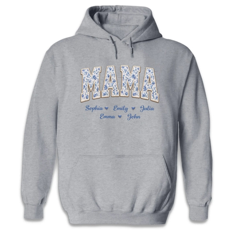 Custom Unisex T-shirt, Premium T-shirt, Hoodie - Personalized Mother's Day Birthday Gifts For Mom, Grandma - Mama Holds Us Together