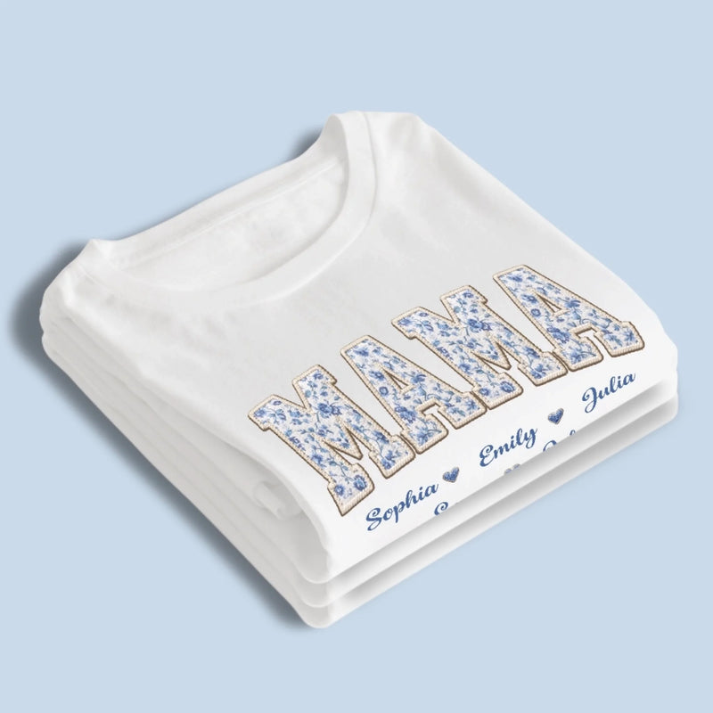 Custom Unisex T-shirt, Premium T-shirt, Hoodie - Personalized Mother's Day Birthday Gifts For Mom, Grandma - Mama Holds Us Together