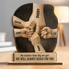 Custom 2-Layered Wooden Plaque - Personalized Father's Day Birthday Gifts For Dad, Grandpa - Dad And Grandpa Our Pride