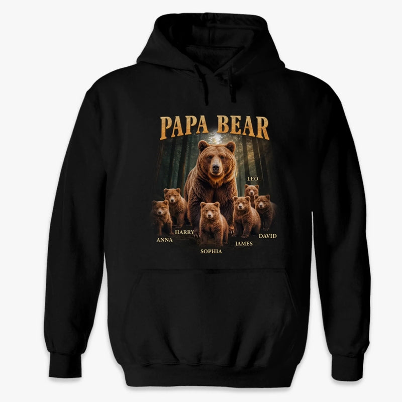 Custom Unisex T-shirt, Premium T-shirt, Hoodie - Personalized Father's Day Birthday Gifts For Dad, Grandpa - Built By Dad