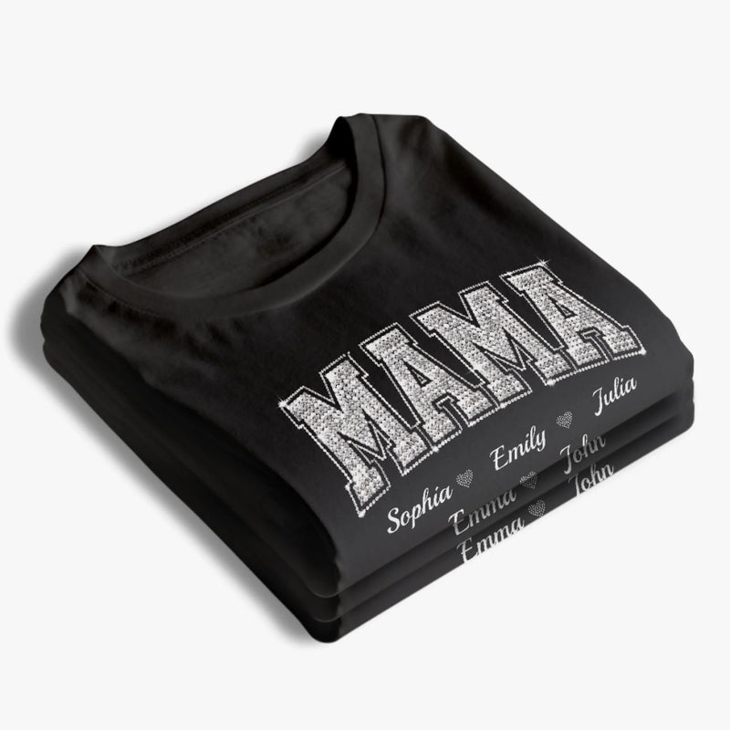 Custom Unisex T-shirt, Premium T-shirt, Hoodie - Personalized Mother's Day Birthday Gifts For Mom, Grandma - Mama In Her Sparkle Era
